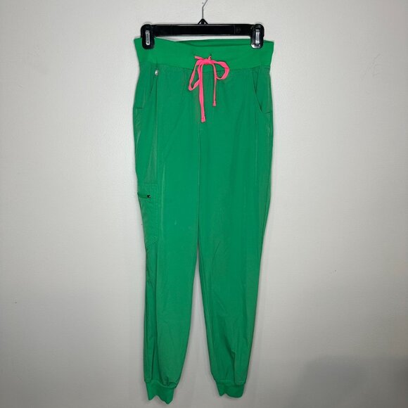 Figs Fionlite Size Small Catarina Top Zamora Jogger Safety Green Limited Edition - Picture 7 of 16